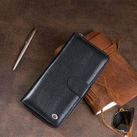 Мужской кожаный кошелек ST Leather 19300 Черный