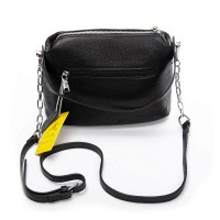 Женская кожаная сумка ALEX RAI 10A black