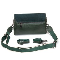 Женская замшевая сумка ALEX RAI 99115-1 green