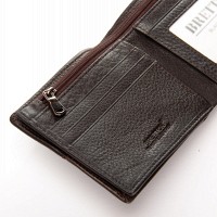 Мужской кожаный кошелек BE BRETTON 408L brown mix