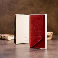 Женский кожаный клатч GRANDE PELLE 11318 Красный