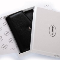 Женский кожаный кошелек Classik  DR. BOND WN-23-18 black