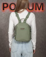 Женский тканевый рюкзак Jielshi MZ-917 d.green