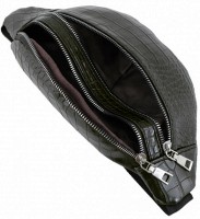 Темно-зеленая сумка на пояс TRAUM 7208-32