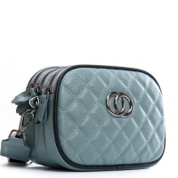 Женский молодежный кожаный клатч ALEX RAI 17001 blue