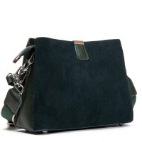 Женская замшевая сумка ALEX RAI 99119 green