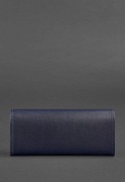 Кожаный женский кошелек BlankNote Керри 1.0 темно-синий bn-w-1-navy-blue