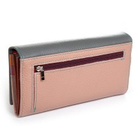 Женский кожаный кошелек Rainbow DR. BOND WRS-501-2 gray
