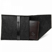 Мужской кожаный кошелек GRANDE PELLE 11463 Коричневый