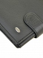 Мужской кожаный кошелек Classik Dr.Bond MS-15 black