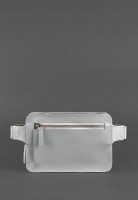 Женская кожаная поясная сумка BlankNote Dropbag Mini серая - BN-BAG-6-SHADOW 