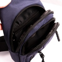 Мужская тканевая сумка-слинг Lanpad 20829 blue мал