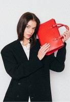 Женская кожаная  сумка Fancy красная TW-FENCY-RED-KSR