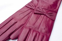 Женские кожаные длинные перчатки 726s3 L