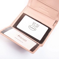 Женский кожаный кошелек Bright DR. BOND WS-36 pink