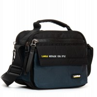 Мужская тканевая сумка через плечо Lanpad 4120 blue