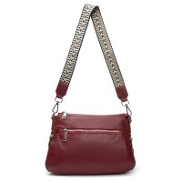 Женская кожаная сумка классическая ALEX RAI 2048-9 red