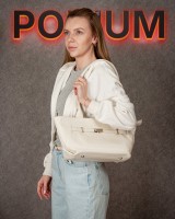 Женская кожаная сумка ALEX RAI 5002-9 white