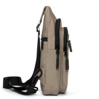 Мужская тканевая сумка-слинг Lanpad A4157 khaki бол
