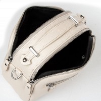 Женский молодежный кожаный клатч ALEX RAI 2906 white