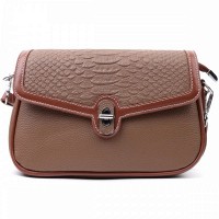 Молодежная женская кожаная сумка через плечо Vintage 22621 