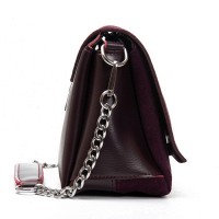 Женская замшевая сумка ALEX RAI 9717-220 bordo