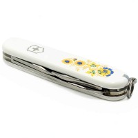 Складной нож Victorinox SPARTAN UKRAINE Цветы 1.3603.7_T1050u