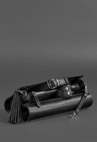 Женская кожаная сумка Элис BlankNote черная crazy horse BN-BAG-7-G-KR