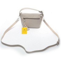 Женская кожаная сумка ALEX RAI 93056 beige