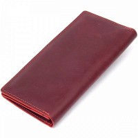 Женский кожаный кошелек GRANDE PELLE 11468 Бордовый