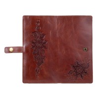 Тревел-кейс из кожи Hi Art TC-01 Mehendi Classic коньячный
