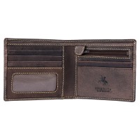 Кожаный мужской кошелек Visconti 707 Shield (Oil Brown)
