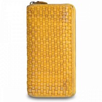 Женский кожаный кошелек Ashwood D81 Yellow (Желтый)