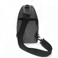 Мужская тканевая сумка-слинг Lanpad 63745 gray