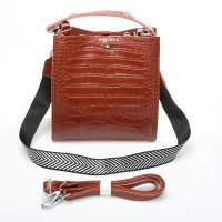 Женская кожаная сумка через плечо ALEX RAI 9701 camel