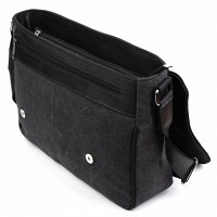 Мужская сумка через плечо из кожи и ткани TARWA RAg-7022-3md