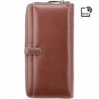 Кожаный тревел-кейс с RFID защитой Visconti alp89 it brn
