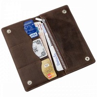 Мужской бумажник из кожи SHVIGEL 16198