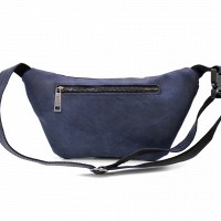 Мужская кожаная сумка бананка, сумка напоясная TARWA RK-8179-3md