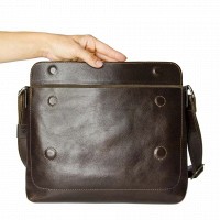 Мужская кожаная сумка через плечо Grande Pelle 753620