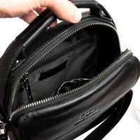 Мужская кожаная сумка через плечо BRETTON 9027-3D black
