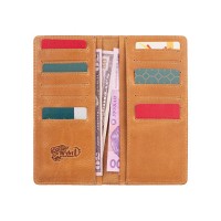 Кожаный бумажник Hi Art Let's Go Travel WP-02-S18-0935-T007