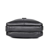 Мужская кожаная черная сумка John McDee jd1052a