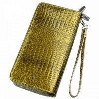Женский кошелёк из эко кожи на 2 молнии KIVI Хамелеон 19023