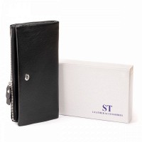 Женский кожаный кошелек ST Leather 19310 Черный