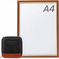 Женский кожаный кошелек SMITH CANOVA FUL-26803-black-tan
