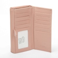 Женский кожаный кошелек Bright DR. BOND W46-2 pink purple