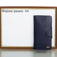Синее мужское кожаное портмоне DESISAN SHI225-315