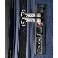 Чемодан с USB Titan 39x55x20 см COMPAX/Navy S Ti844406-20