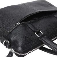 Мужская кожаная сумка для ноутбука Keizer K19120а-1-black
